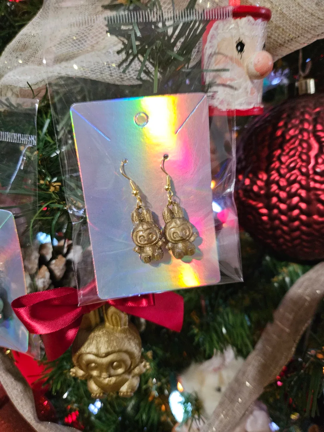 Labubu inspired novelty earrings image indicator(3)