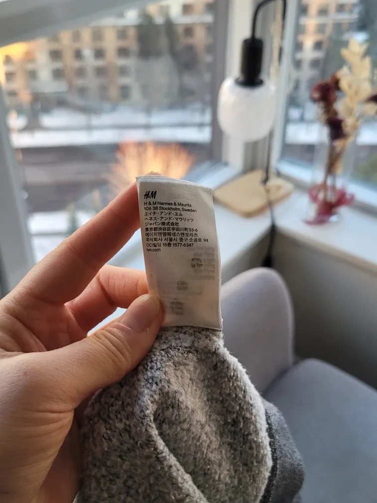 H&M Divided Grey Zip-Up Hoodie - Size M image indicator(4)