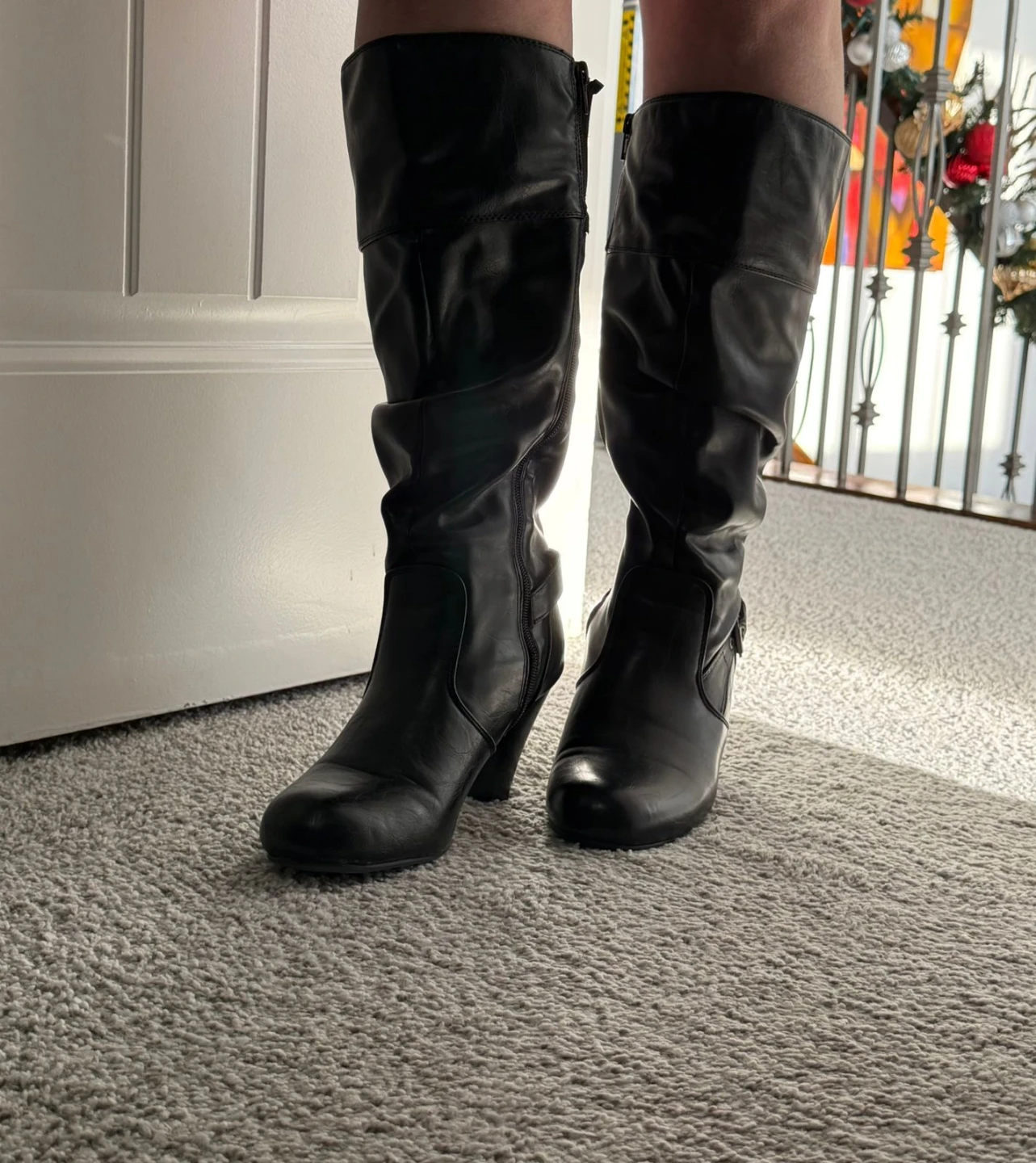 G by Guess Black Knee High Boots - Size 9M - photo 2