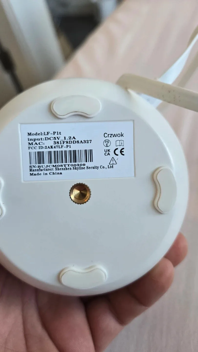 Crzwok LF-P1t Security Camera #Cleanout image indicator(2)