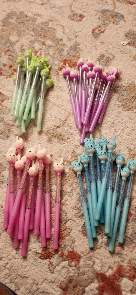 Cute Animal Pens - Blue, Purple, Pink, Green