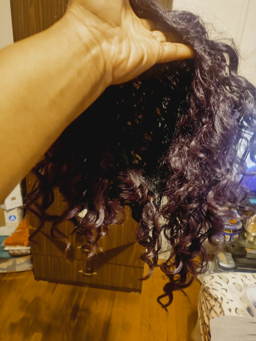 #Cleanout Motown Tress Wig Purple Used - photo 2