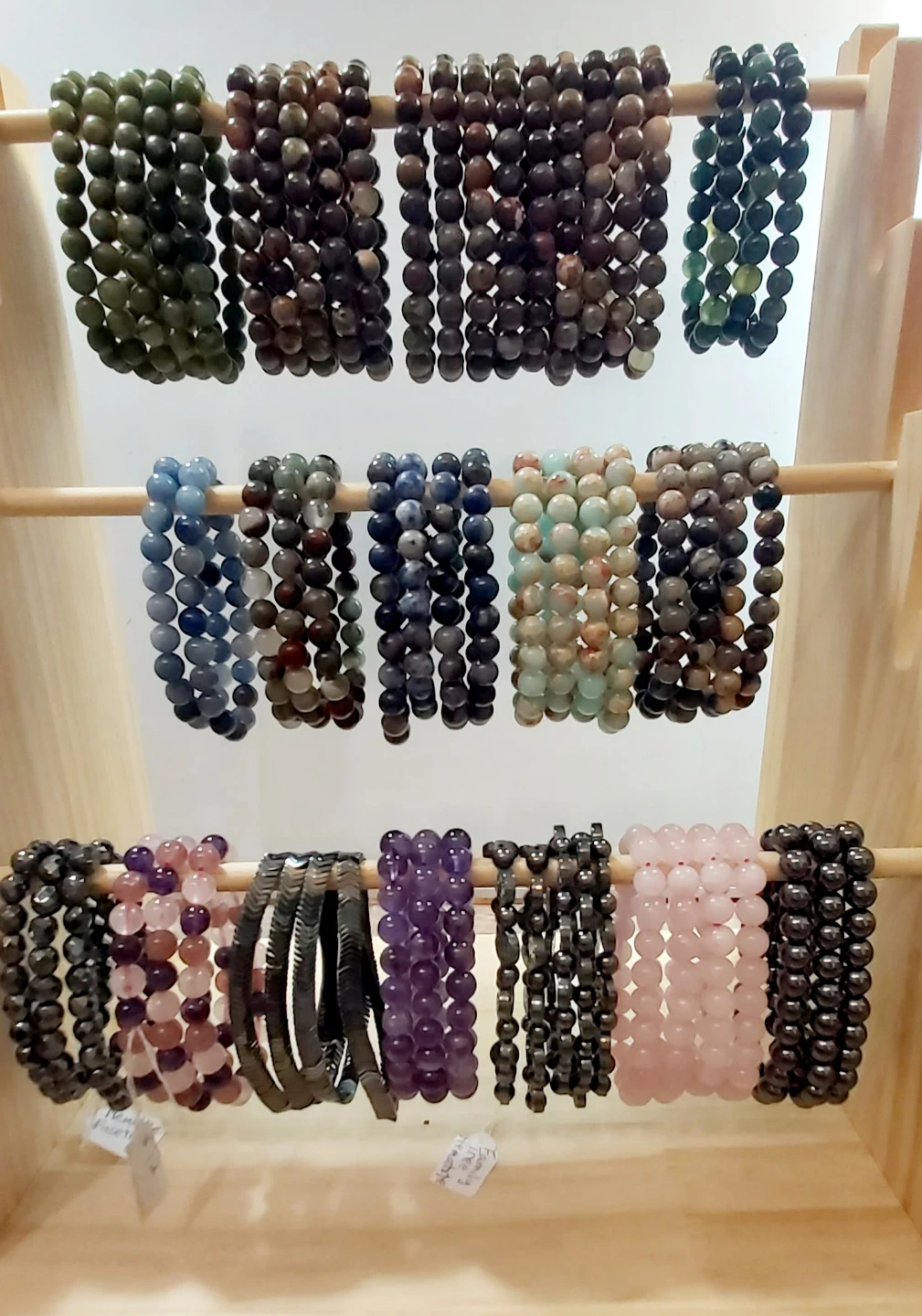 All natural stone bracelets - photo 5