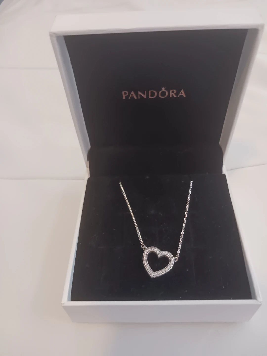 Pandora Heart Necklace with Box