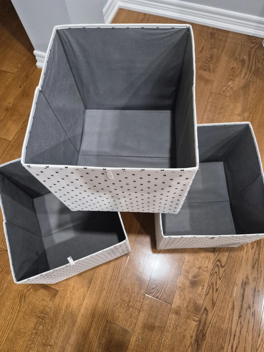 Set of 3 Storage Bins - photo 2