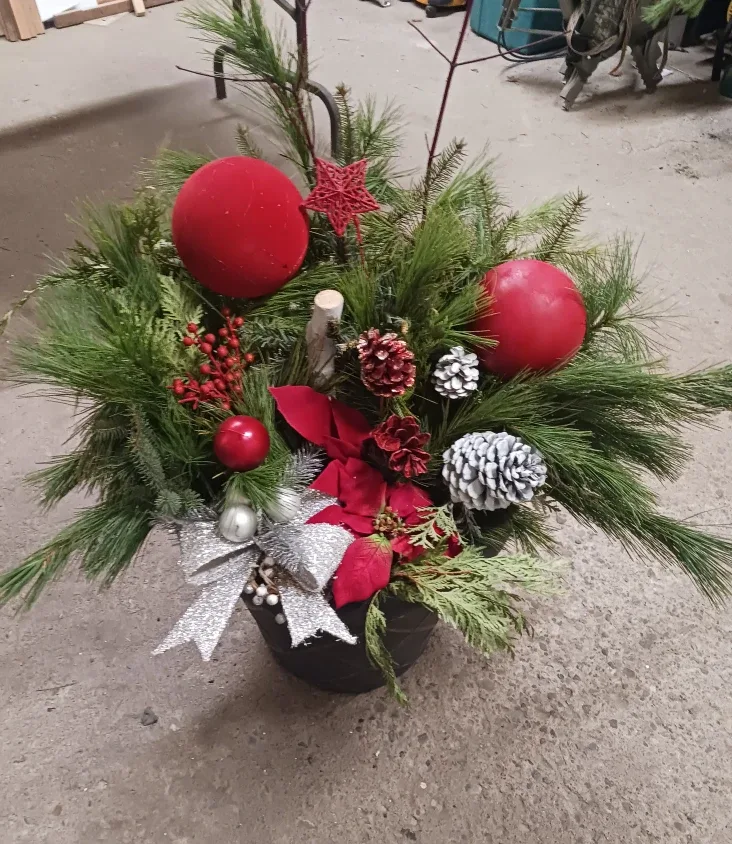 Christmas outdoor arrangement
