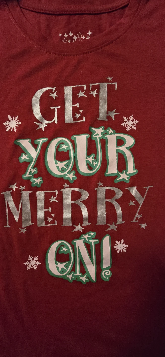 Womens Red Christmas T-Shirt! Size - Small - photo 2