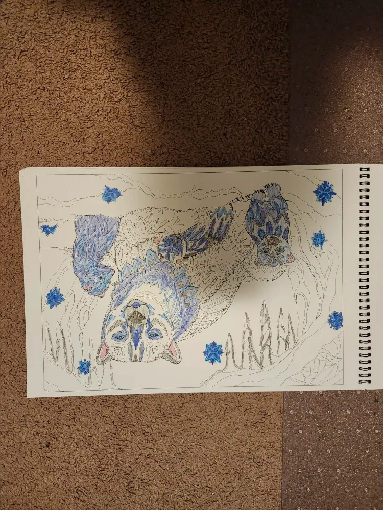 Color Me 2 Adult Colouring Book by P.J. Smart image indicator(3)