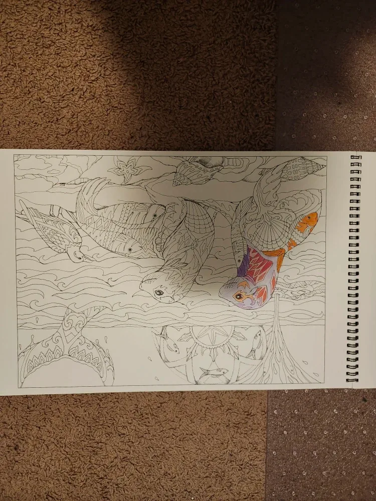 Color Me 2 Adult Colouring Book by P.J. Smart image indicator(4)