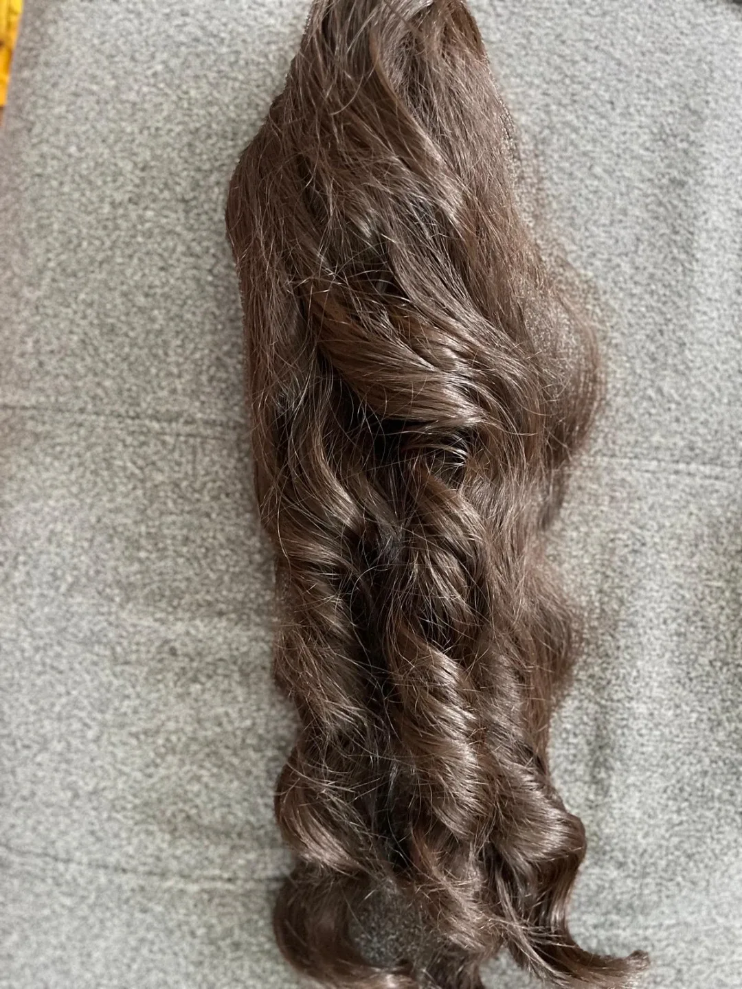 Brown Curly Claw Clip Ponytail Extension