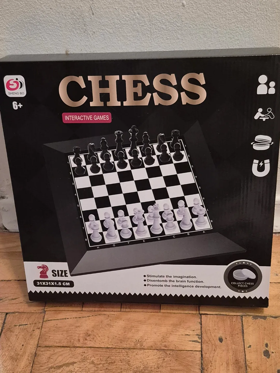 BNIB)Ages 6+ Chess Interactive Game Set