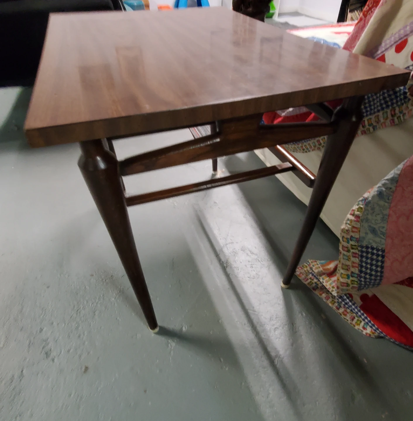 Vintage Wood Side Table 17.5"x25.5"x21" - photo 3