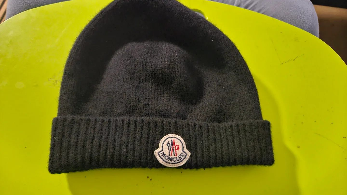 Moncler Black Beanie