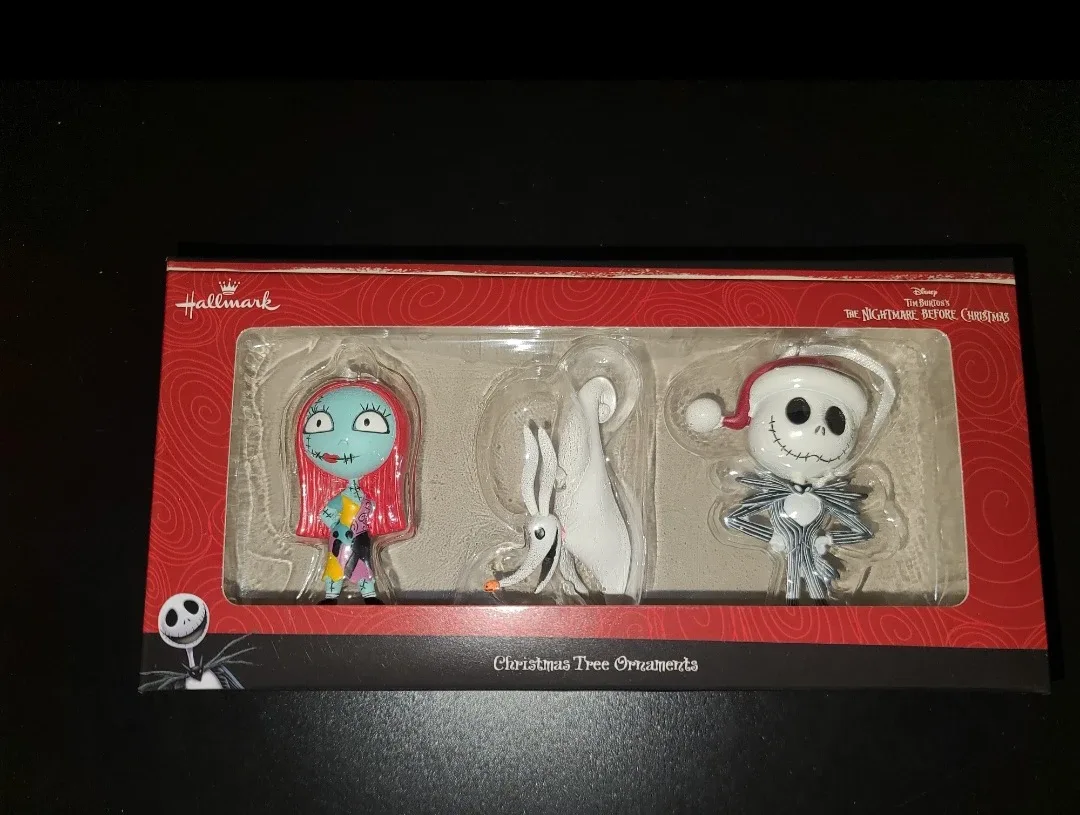 New hallmark sally, zero and jack ornaments