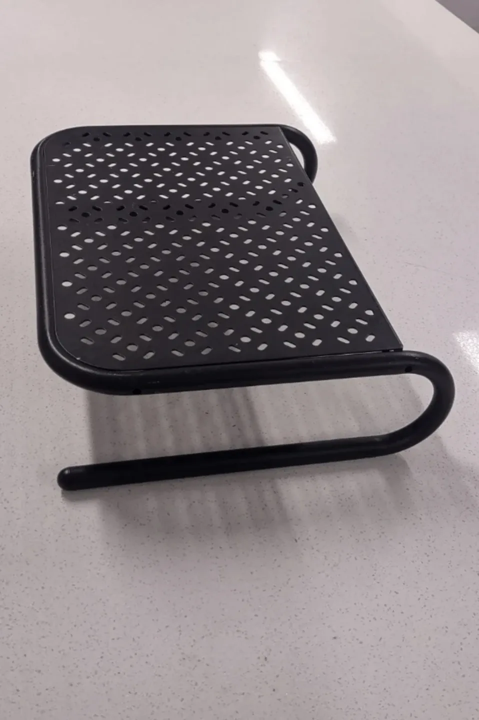 Mind Reader Black Monitor/Laptop Stand #Cleanout image indicator(6)