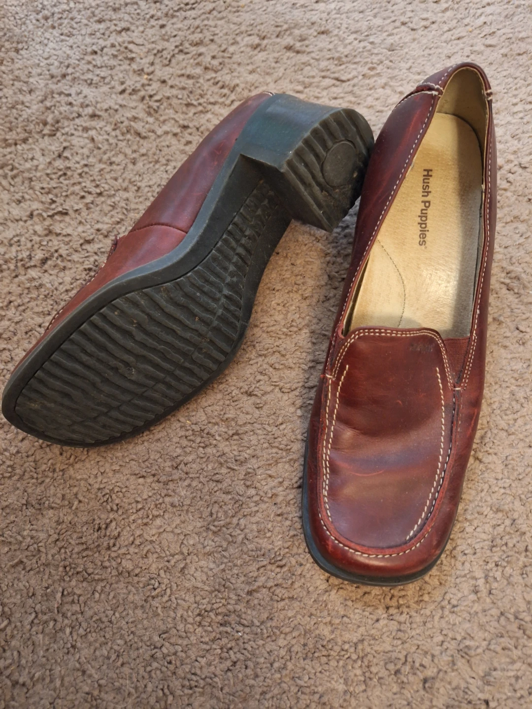 Hush Puppies Leather Loafers - Size 9M Female - photo 2
