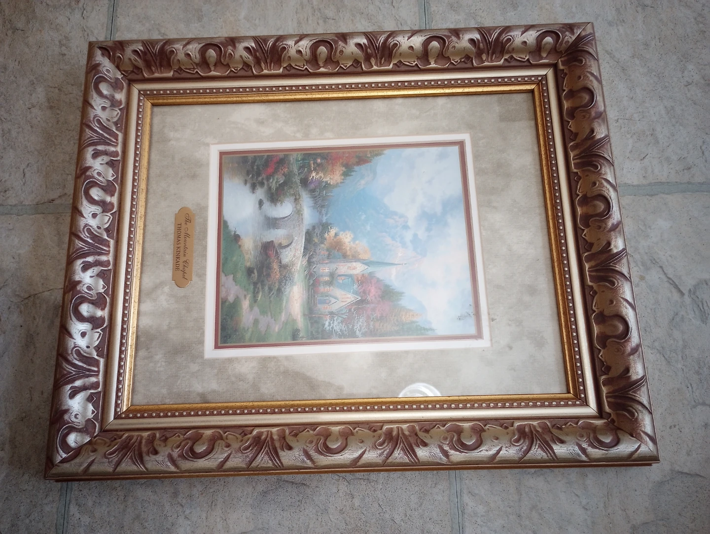 Thomas Kinkade 'The Mountain Chapel' Framed Print