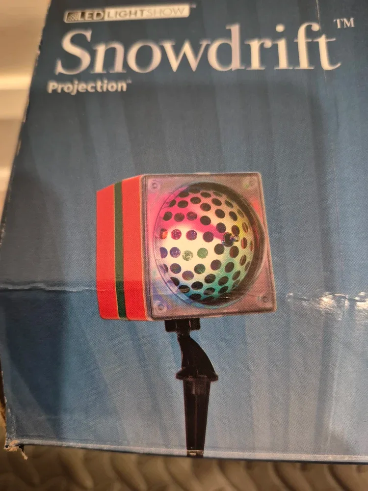 LED Lightshow Snowdrift Projection Light