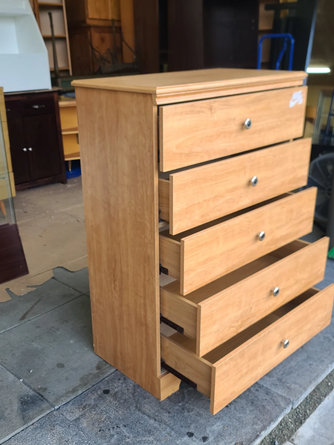 Brown HighBoy 5- Drawer Dresser - photo 3
