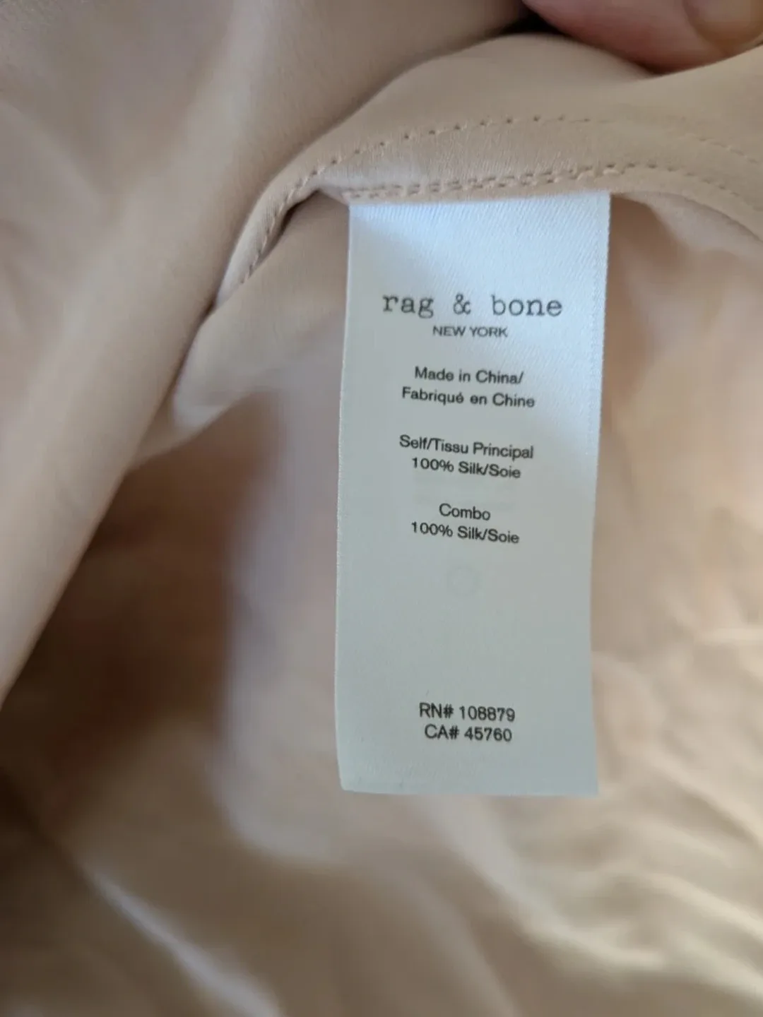 Rag & Bone Silk Dylan Blouse image indicator(4)