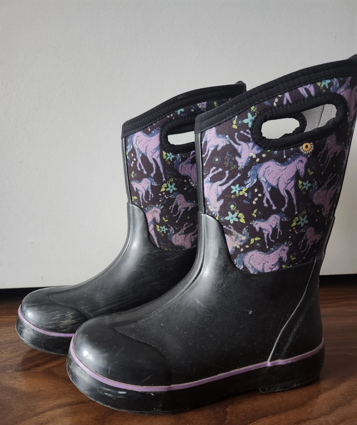 Bogs Kids Classic II Unicorn Boots - Youth Size 3