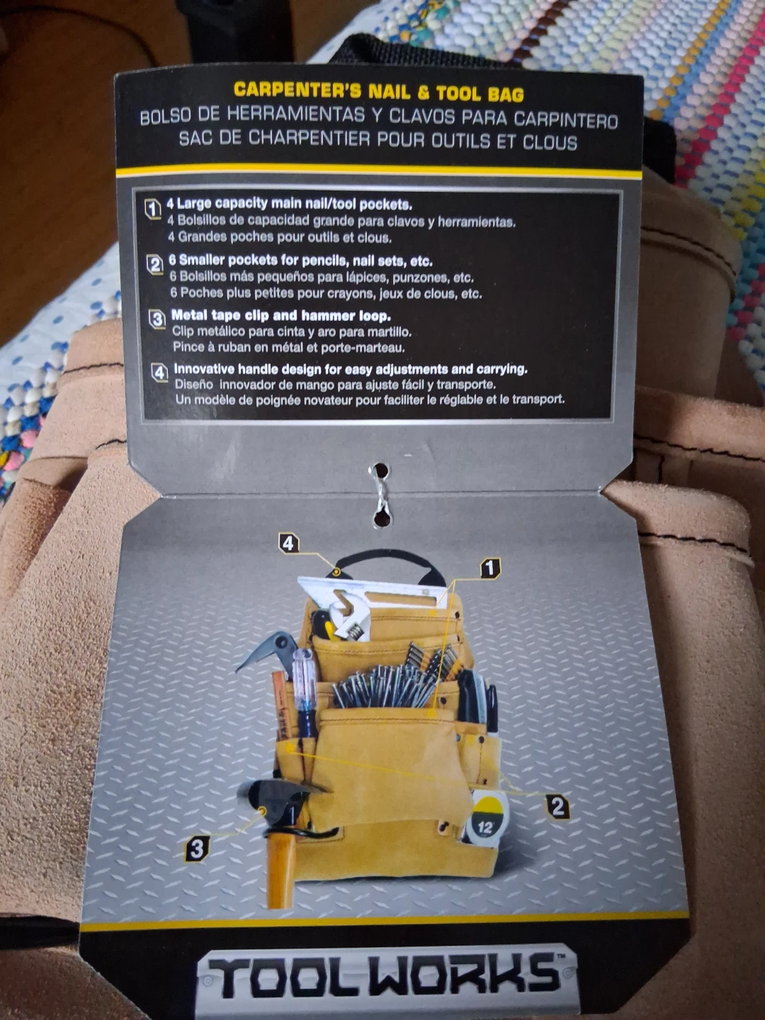 Toolworks Carpenter's Nail & Tool Bag - photo 3