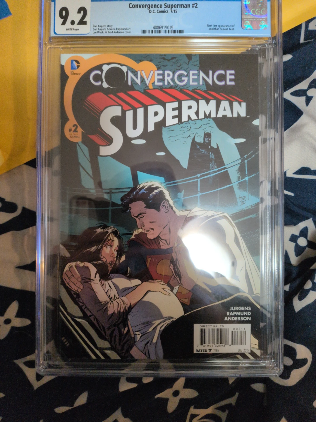 Convergence Superman #2 Comic Book, CGC 9.2