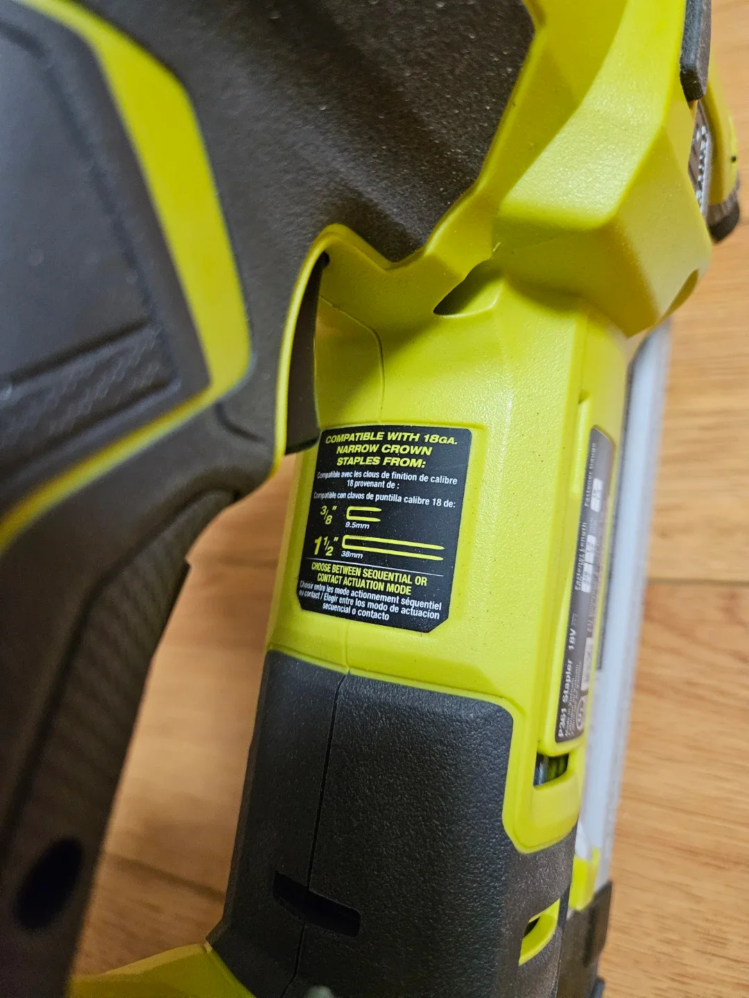 Ryobi P361 18V Stapler - Narrow Crown image indicator(4)