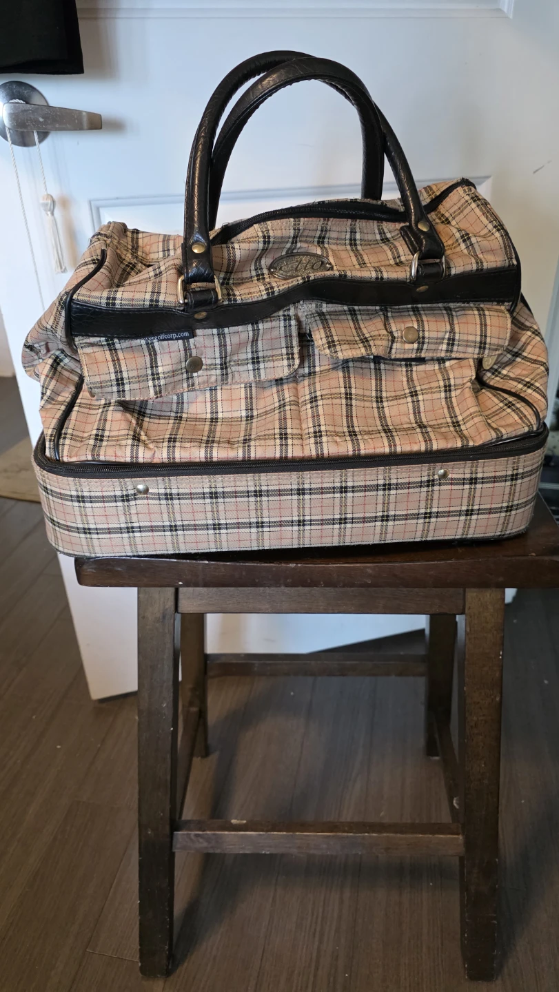 Etto Travel / Golf Bag Plaid