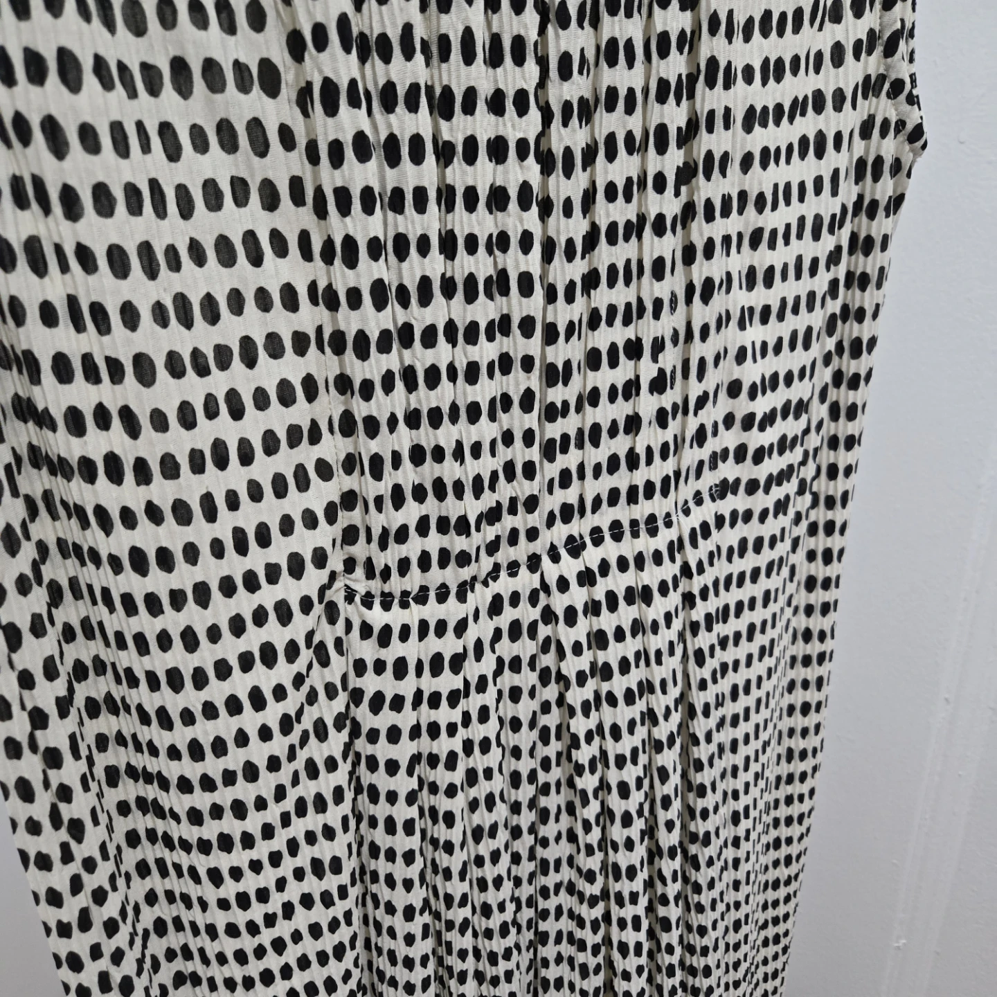 Zara Black & White Polka Dot Dress - Size S - photo 4