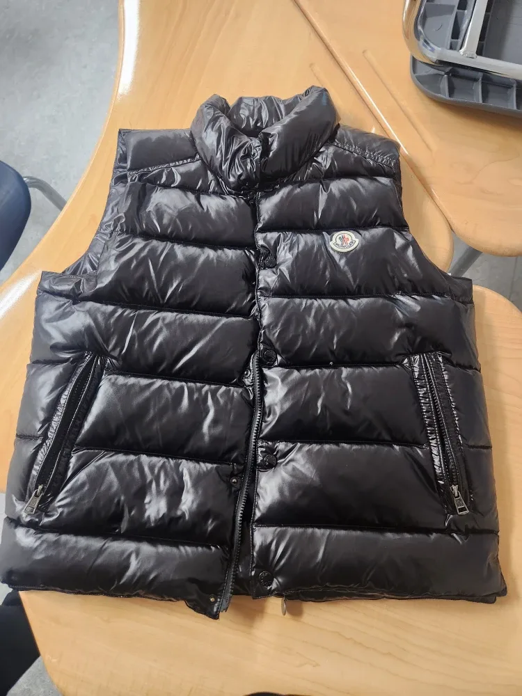 Moncler Black Padded Vest