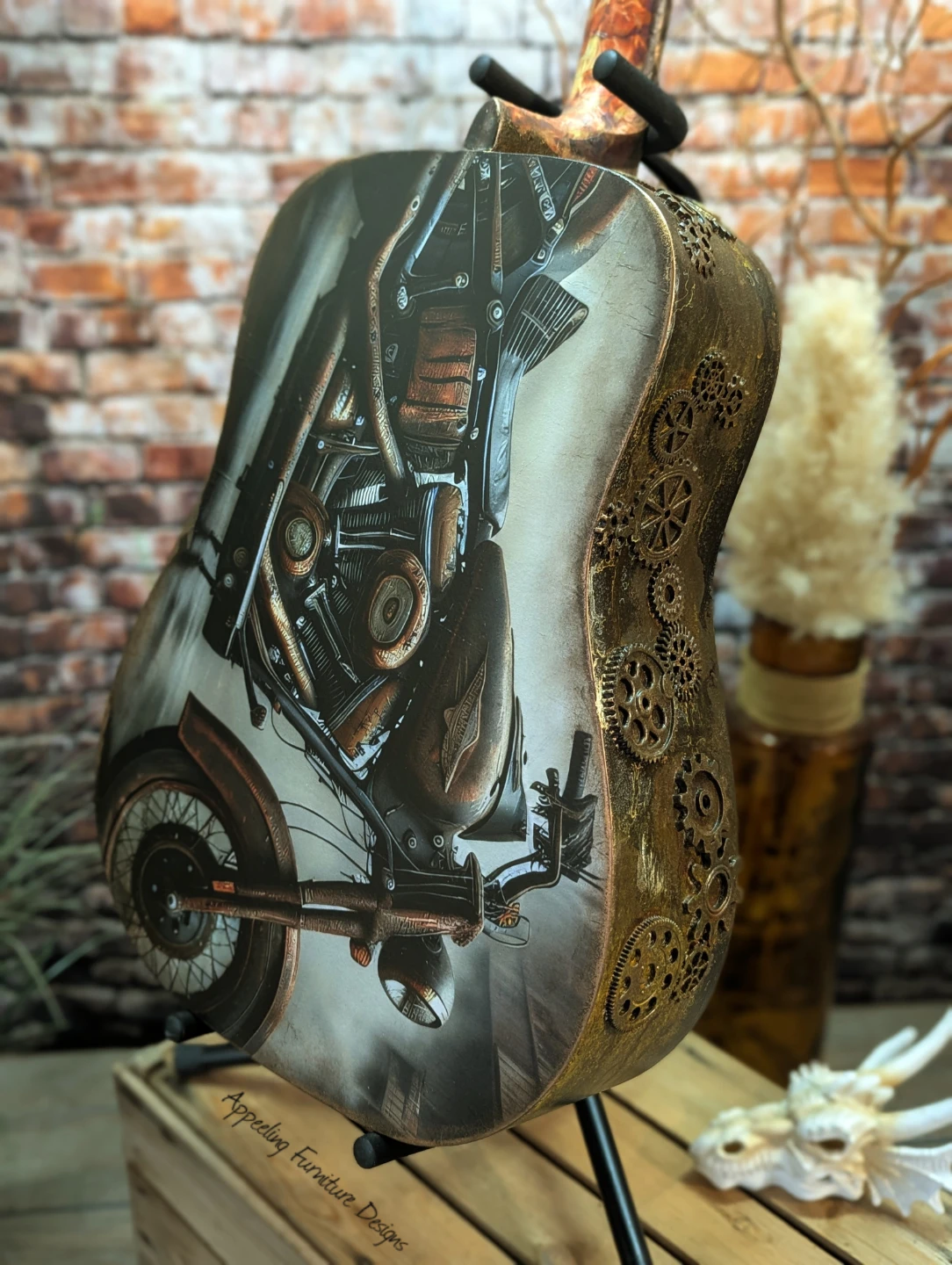 Guitar Turned Art Piece - photo 4