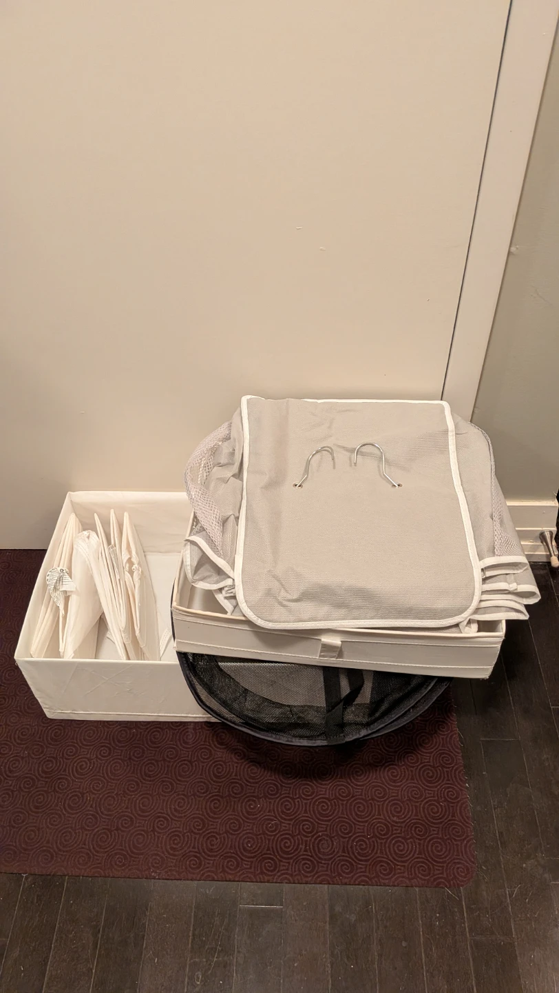 15 Collapsible Closet / Drawer Organizers - White, Black - photo 3