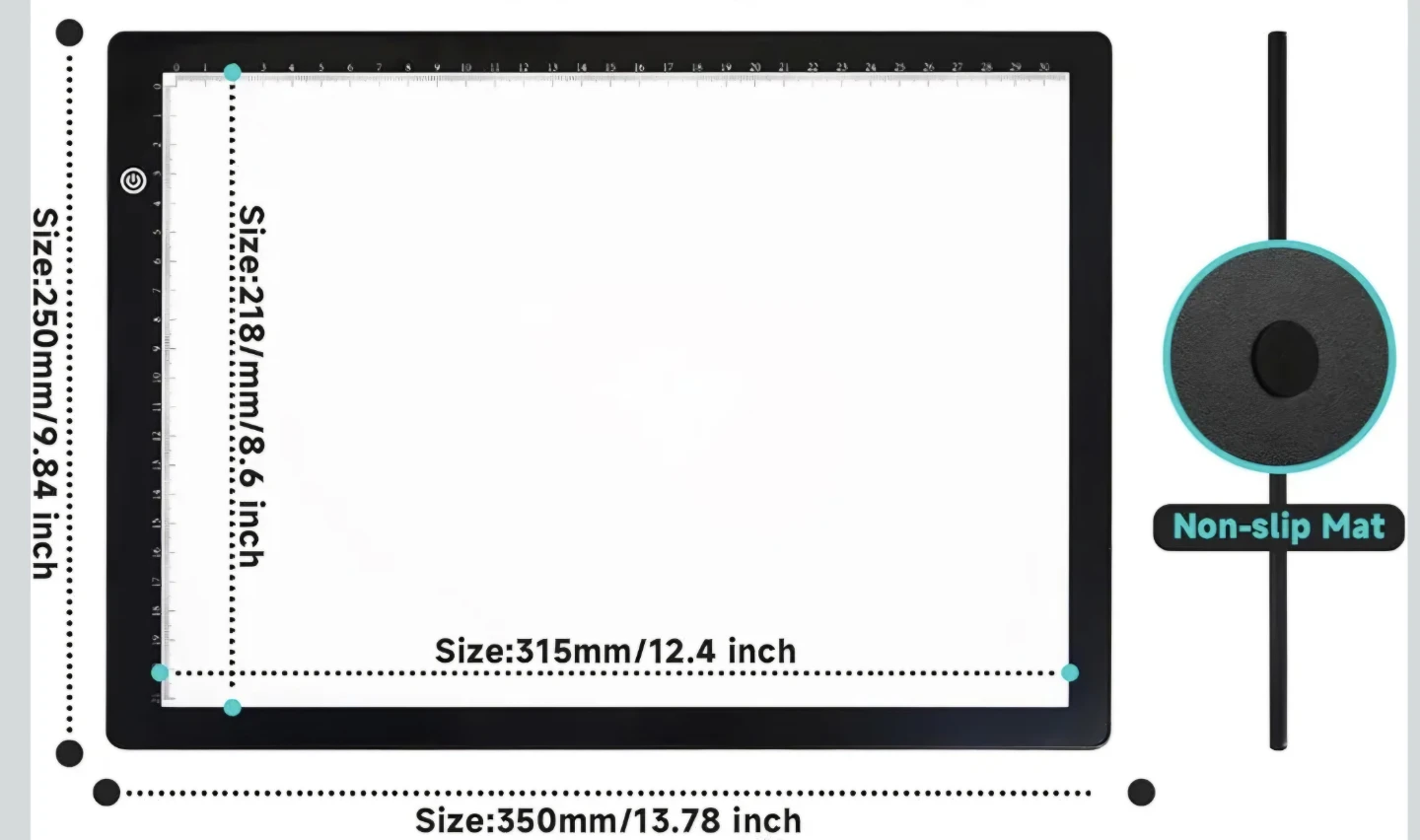 A4 LED Light Pad Drawing Board New - photo 5