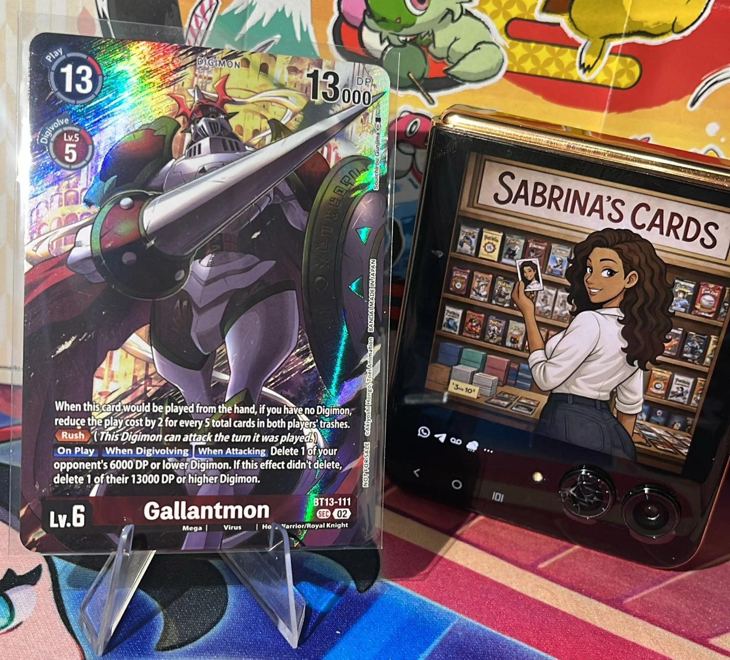 Gallantmon Digimon Card BT13-111 SEC 02