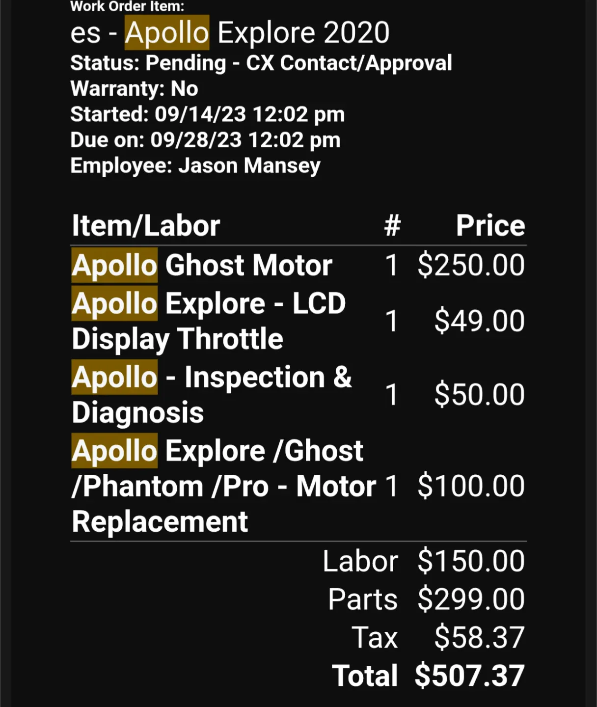 Apollo Electric Scooter image indicator(10)