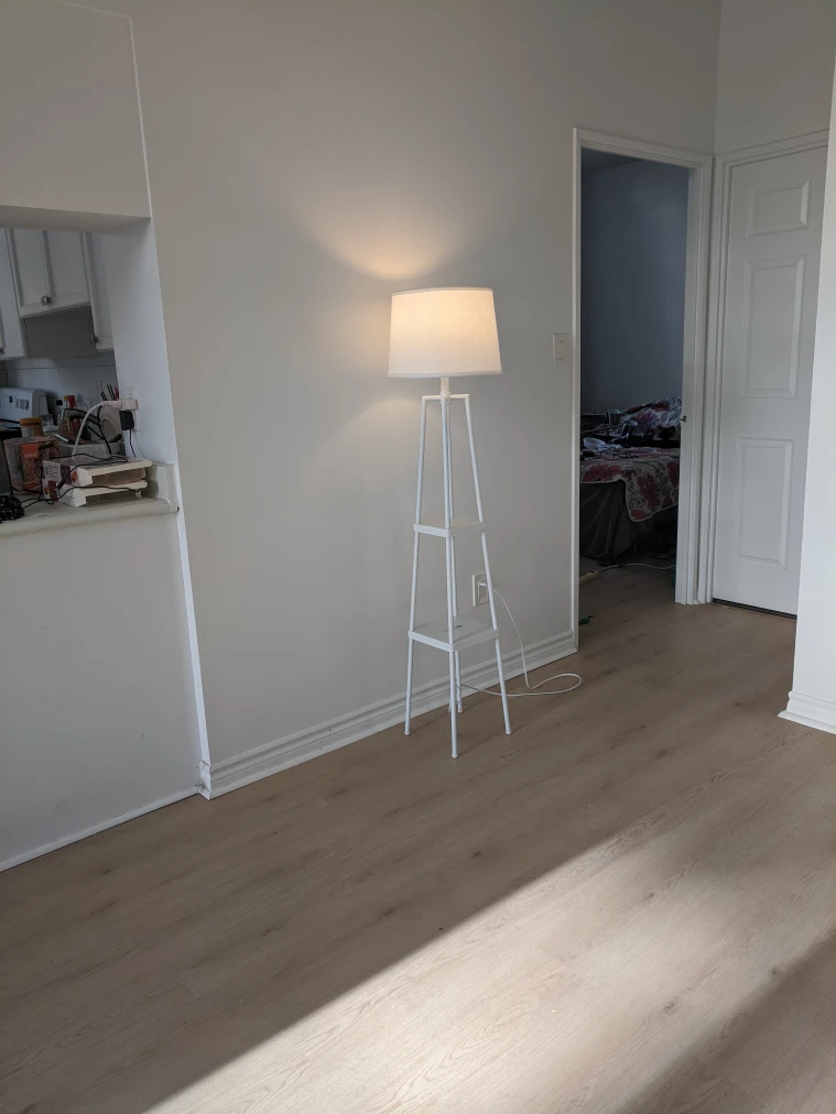 White Shelf Floor Lamp - photo 4
