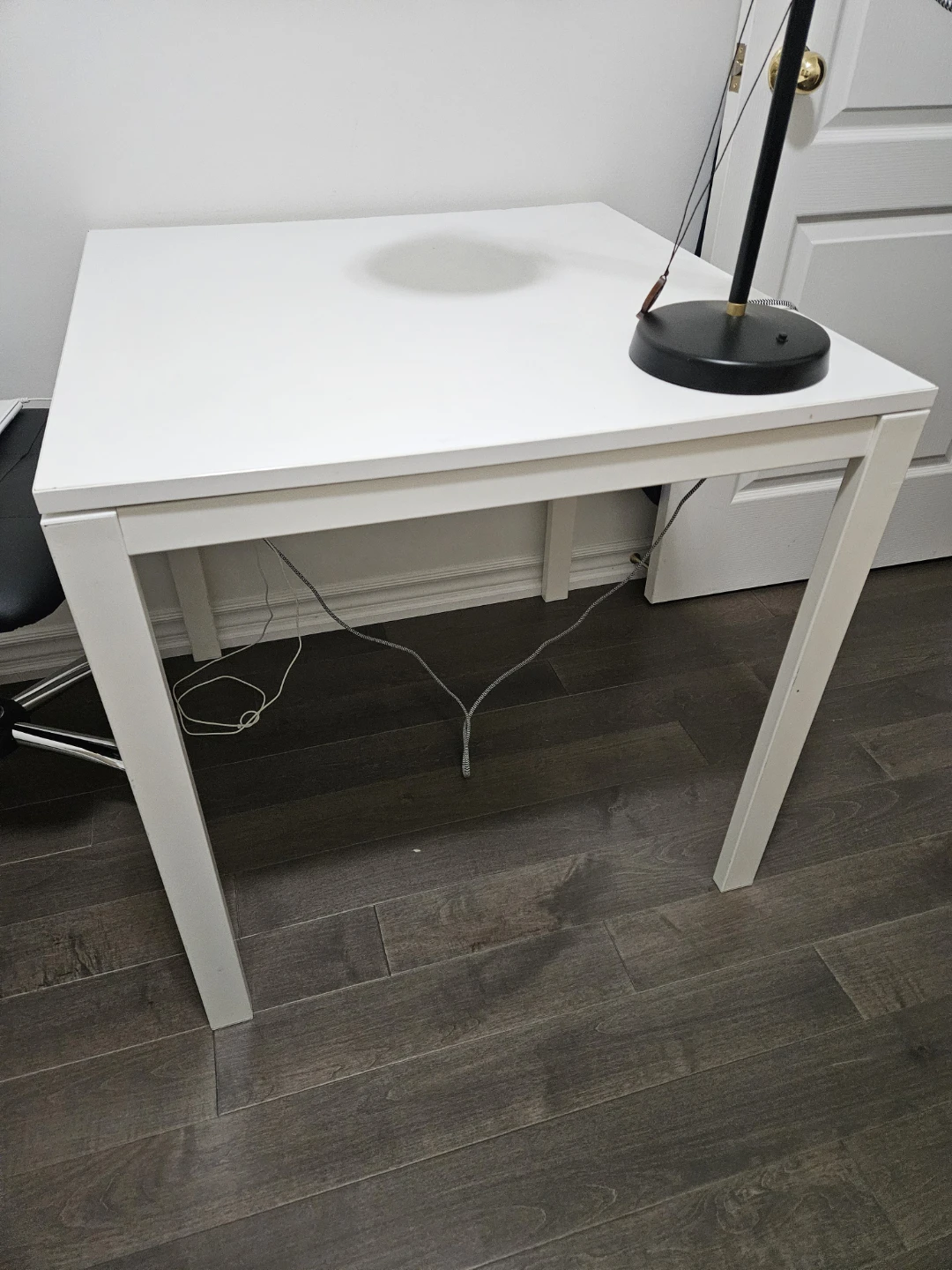 IKEA White Table - 29 1/8 x 29 1/8"