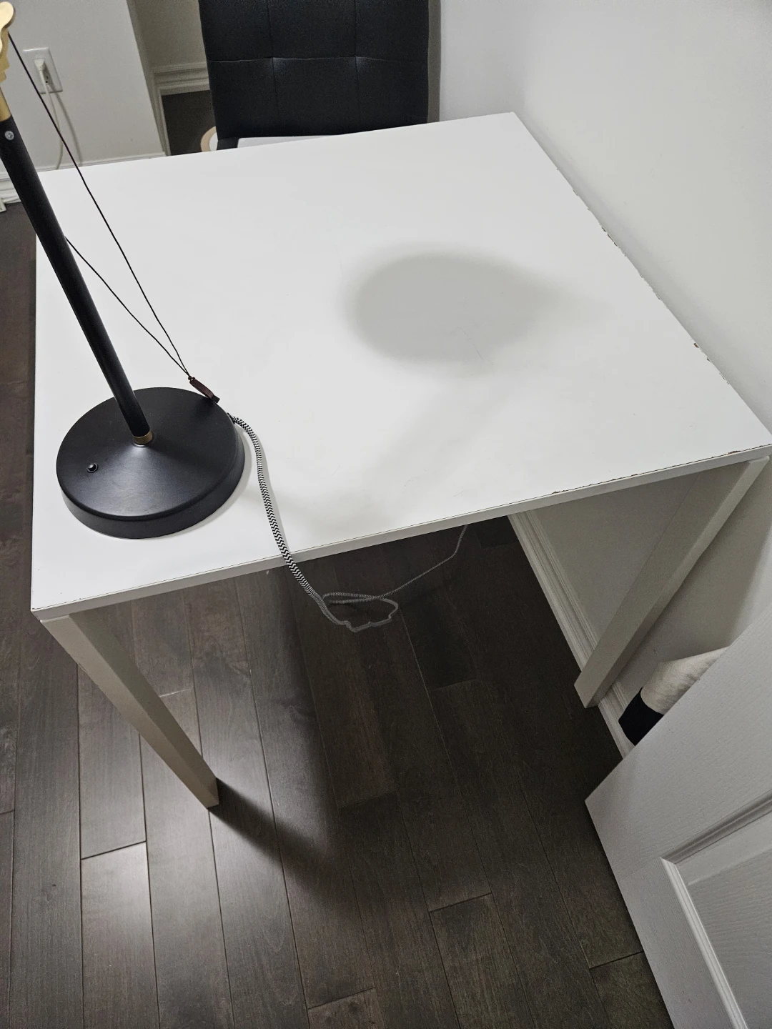 IKEA White Table - 29 1/8 x 29 1/8" - photo 2