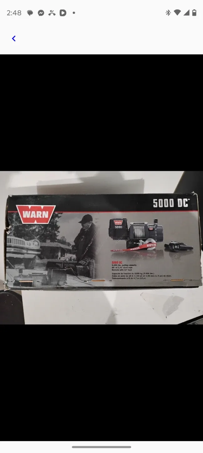 WARN 5000 DC Winch
