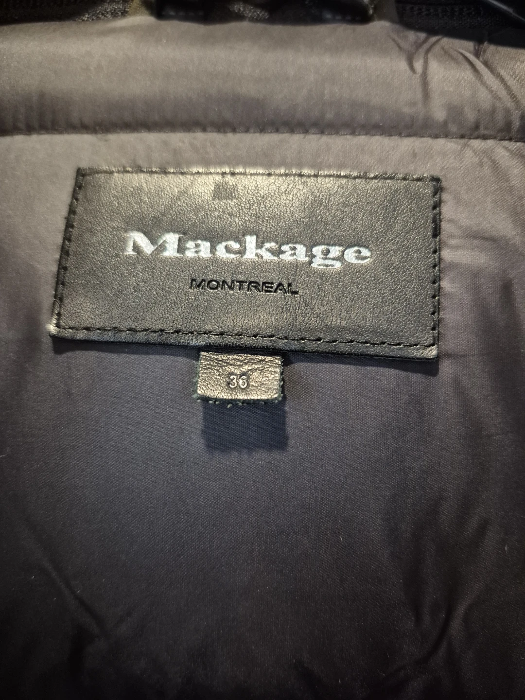 mackage dixon bomber jacket- men's small - photo 2