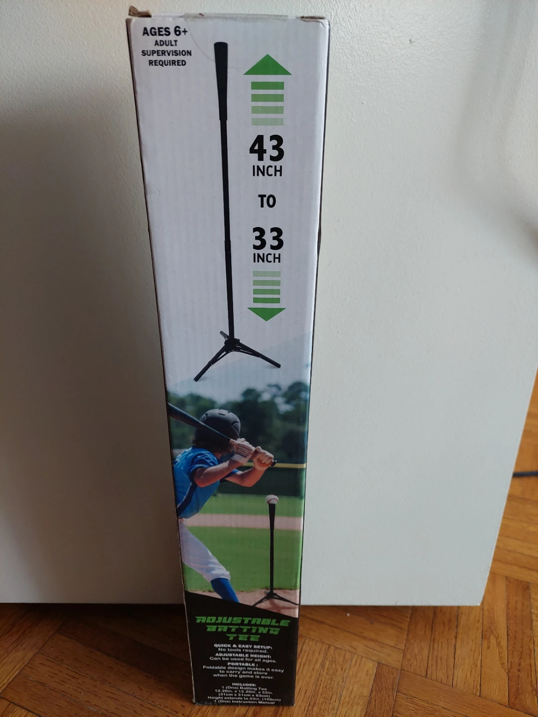 Adjustable Batting Tee - Ages 6+
