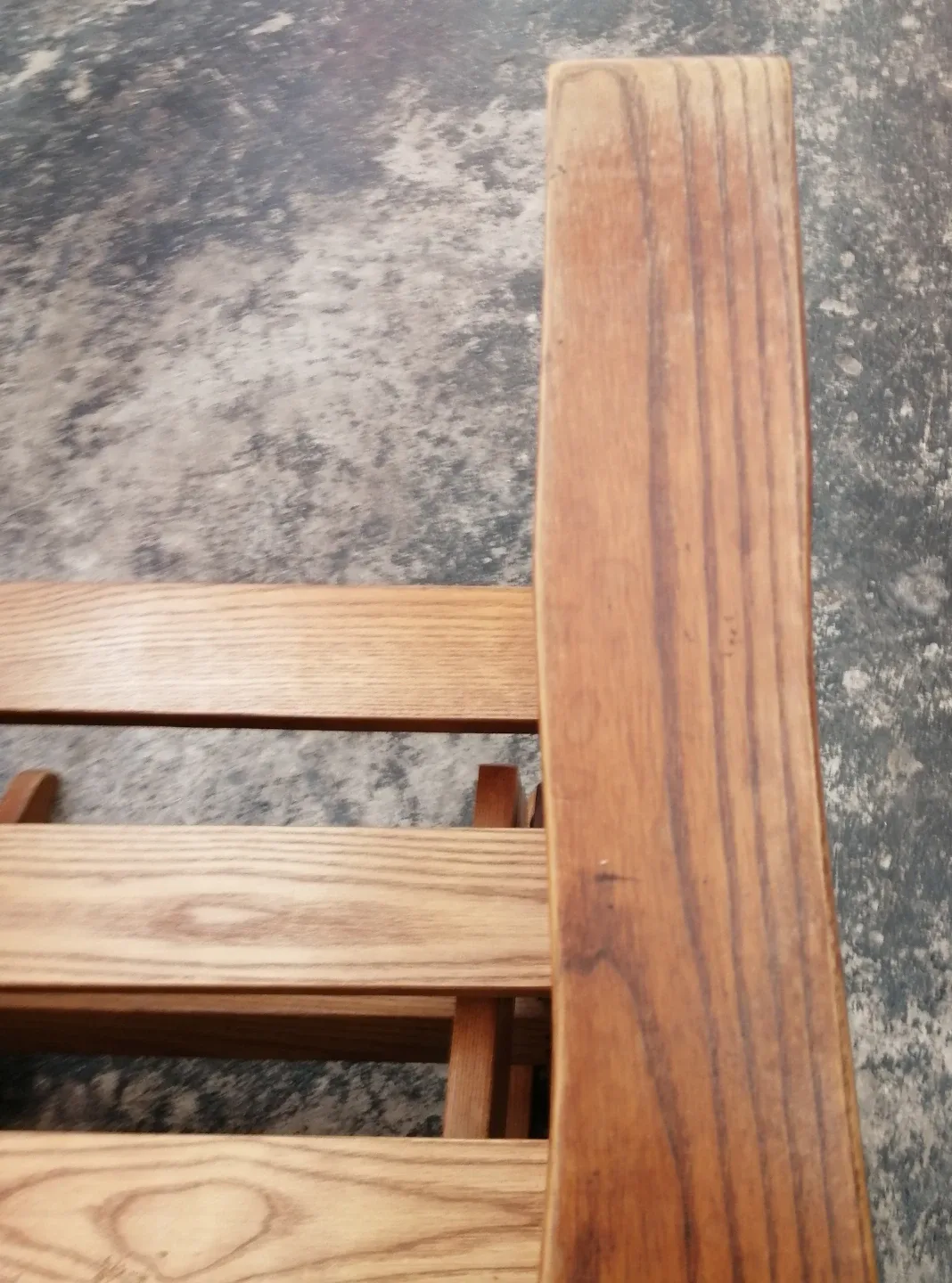 Wooden Glider Rocking Chair with Cushion image indicator(7)