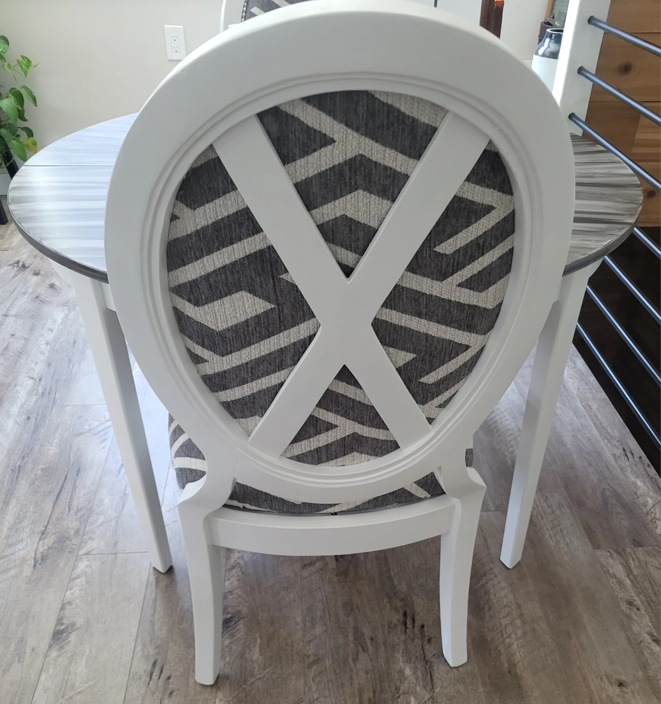 Round Dining Table with Two Chairs - photo 2