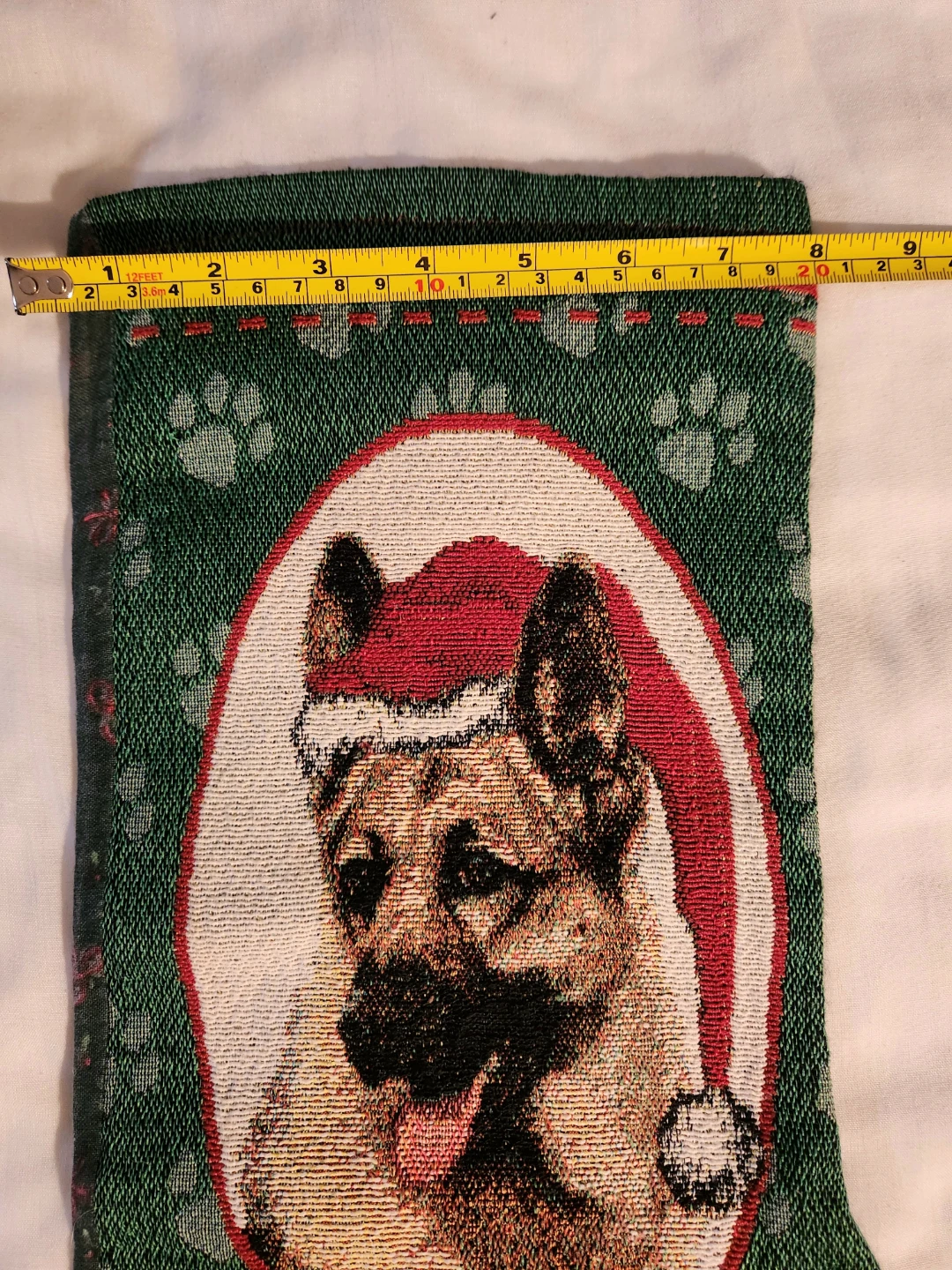 German Shepherd 18inch Christmas Stocking - photo 4