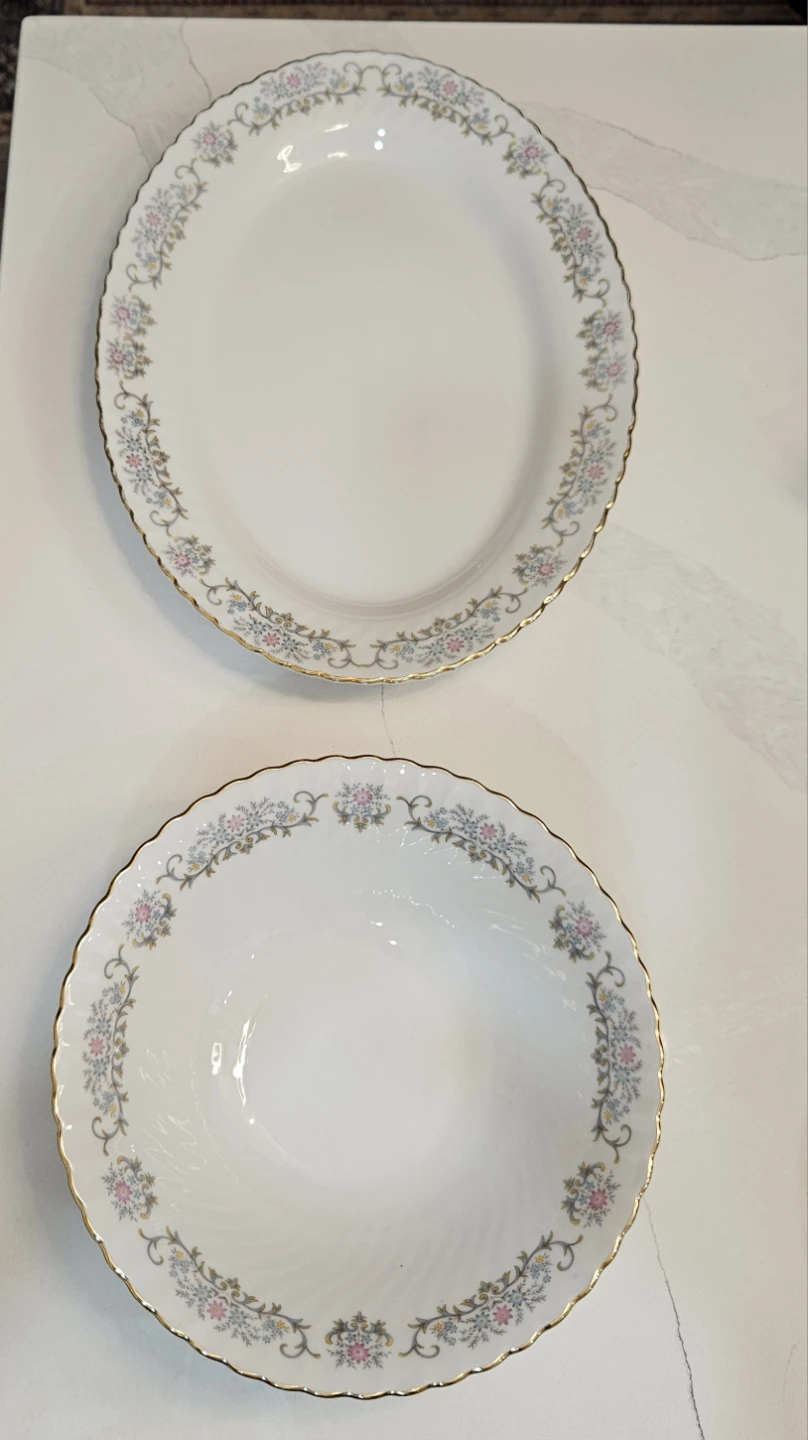 Vintage Serving Bowl & Platter - photo 2