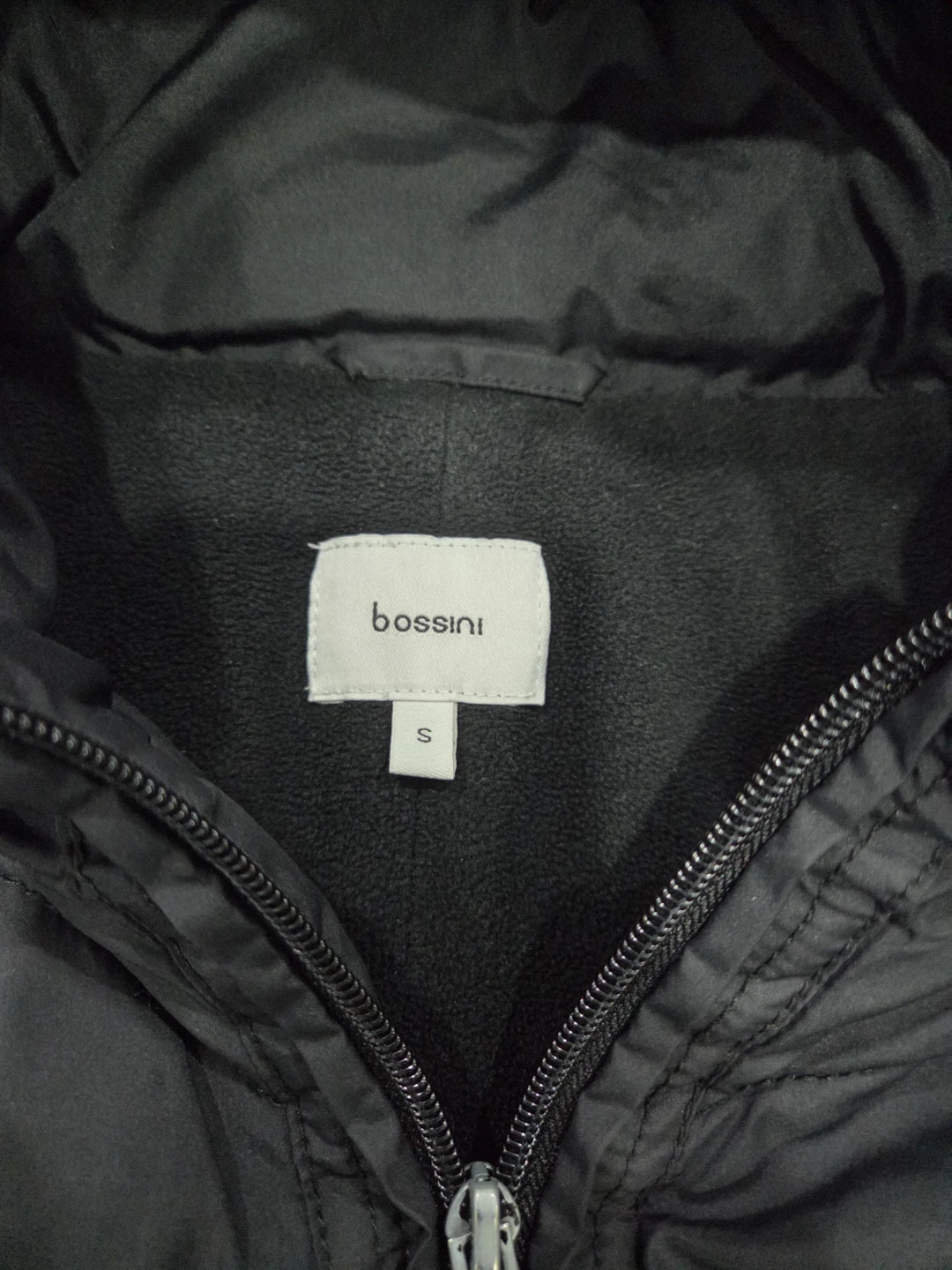 Bossini Black Puffer Jacket - Size Small