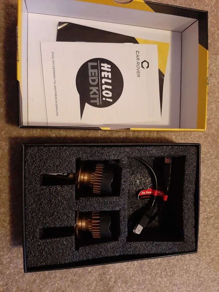 Car Rover LED Headlight Kit - New in Box image indicator(2)