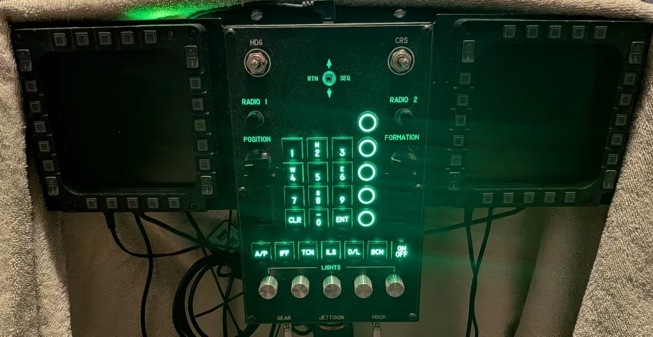 Flight Simulator Cockpit Panel