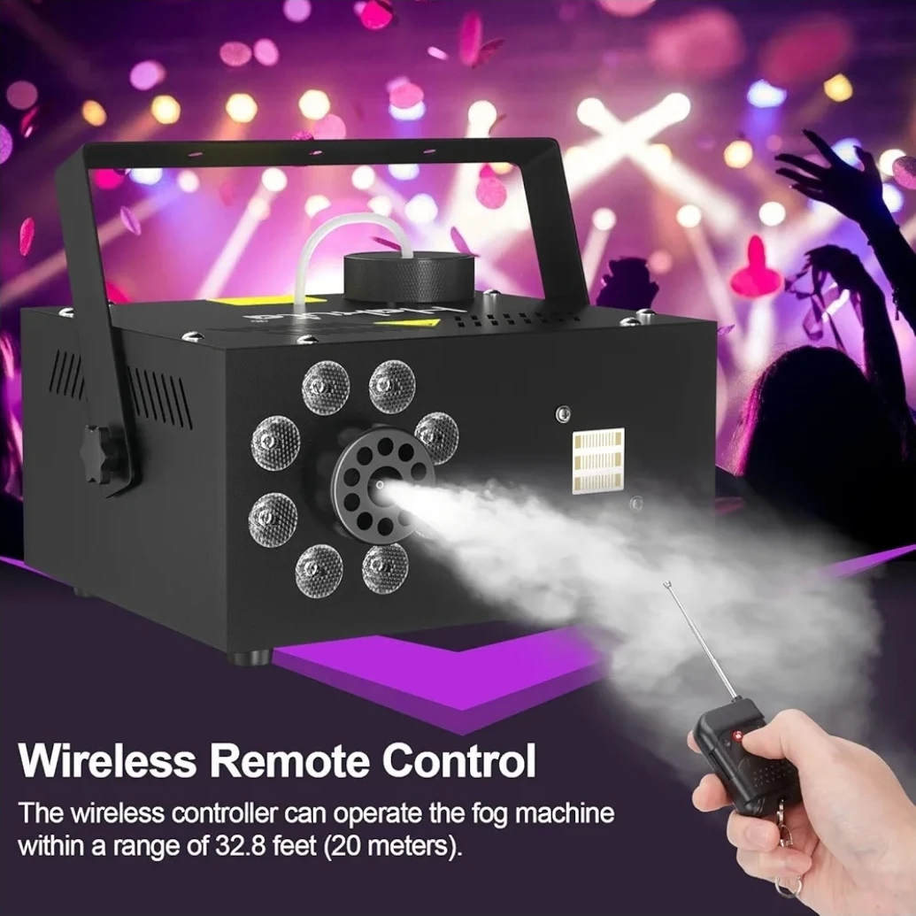 Fog Machine with LED Lights & Remote - photo 4